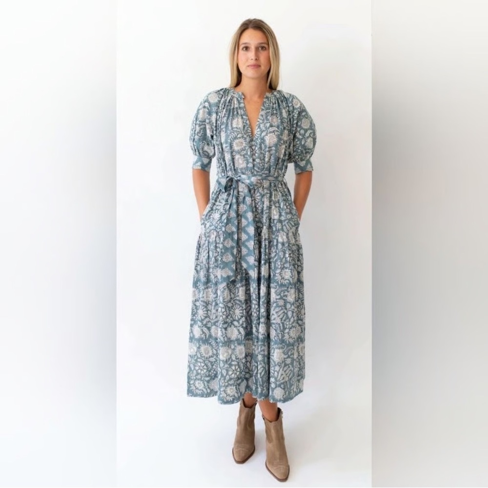 Marea Block Print Dress